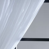 NUVIA Sheer Linen-Look Curtains – Custom Size Elegant Drapes